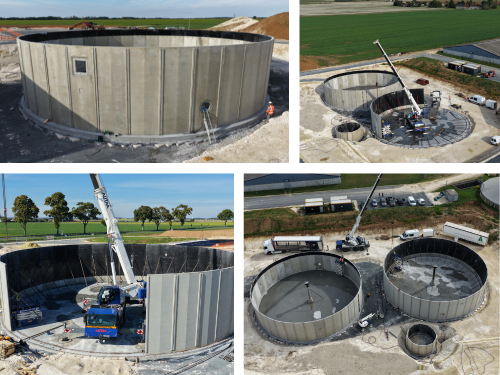 2 cuves de stockage et 1 préfosse - Azayr sur Indre 